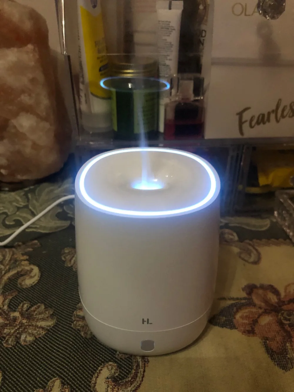 Xiaomi Mijia HL Портативный USB мини воздушный диффузор для ароматерапии и увлажнитель, бесшумный ароматический туман, 7 светильник, цвет, для дома и офиса