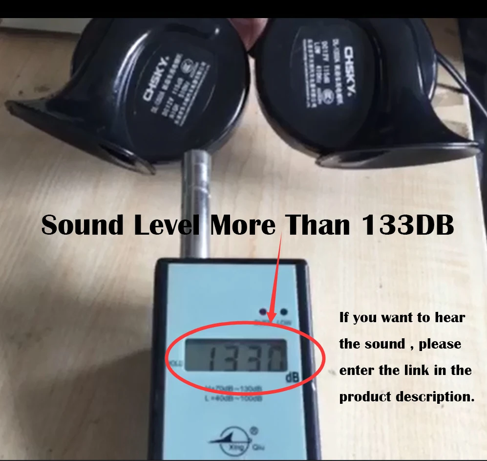 CHSKY горячая Распродажа длительный срок службы автомобильный гудок громкий звук