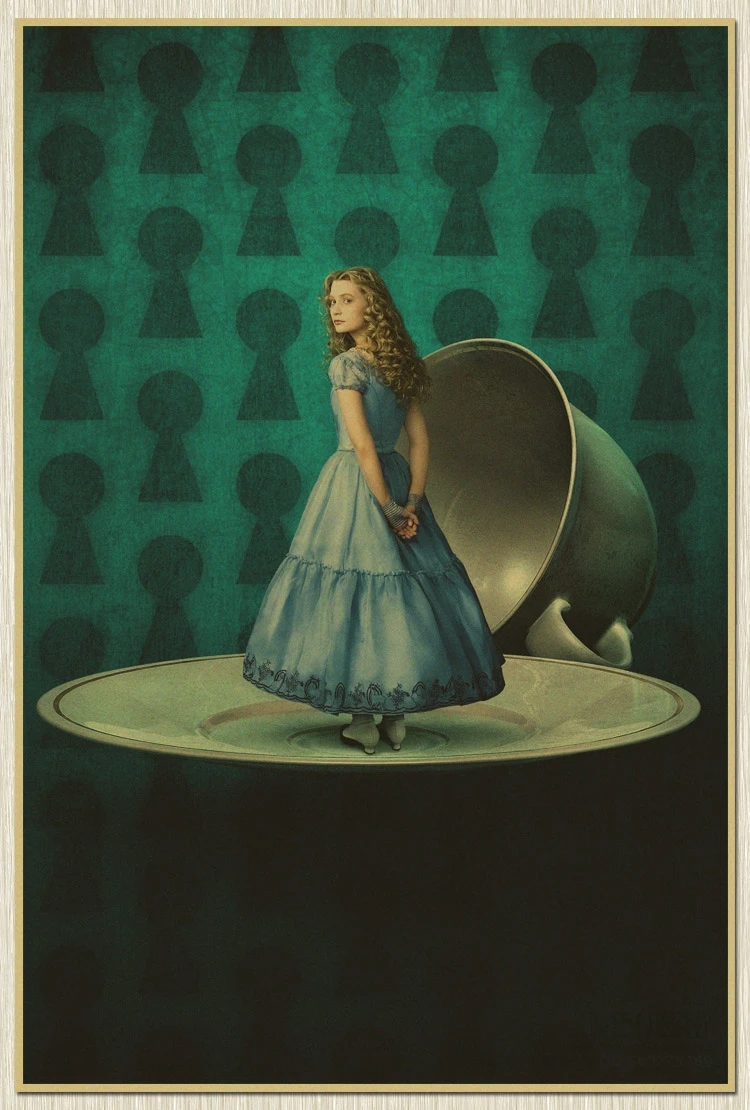 Большой винтажный постер для фильмов домашний декор детальный античный