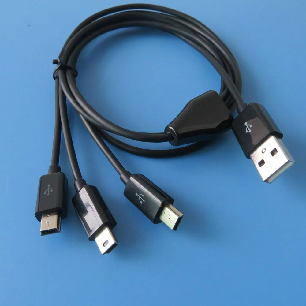 3 в 1 Мини usb кабель для зарядки данных 1 метр