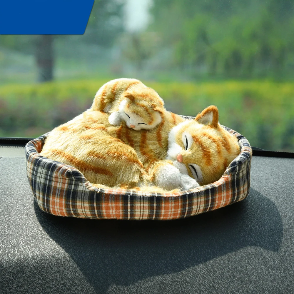 Креативный освежитель воздуха для автомобиля имитация двойной собаки и кошки