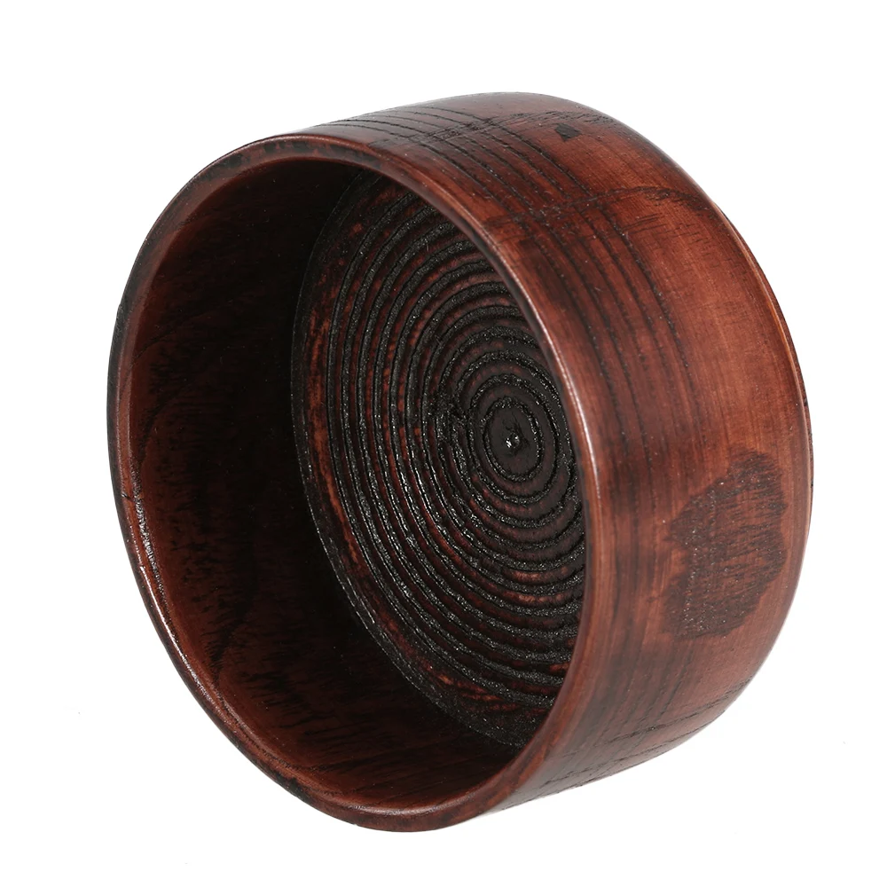 Натуральная деревянная маленькая Мужская Чаша для бритья кружка крем чашка мыла