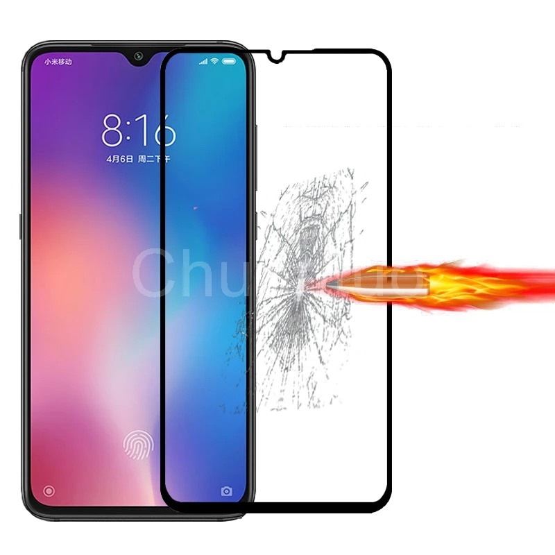 Закаленное стекло 2.5D 9H премиум класса для Xiaomi Mi 9/9 SE/9 Explorer полное покрытие экрана