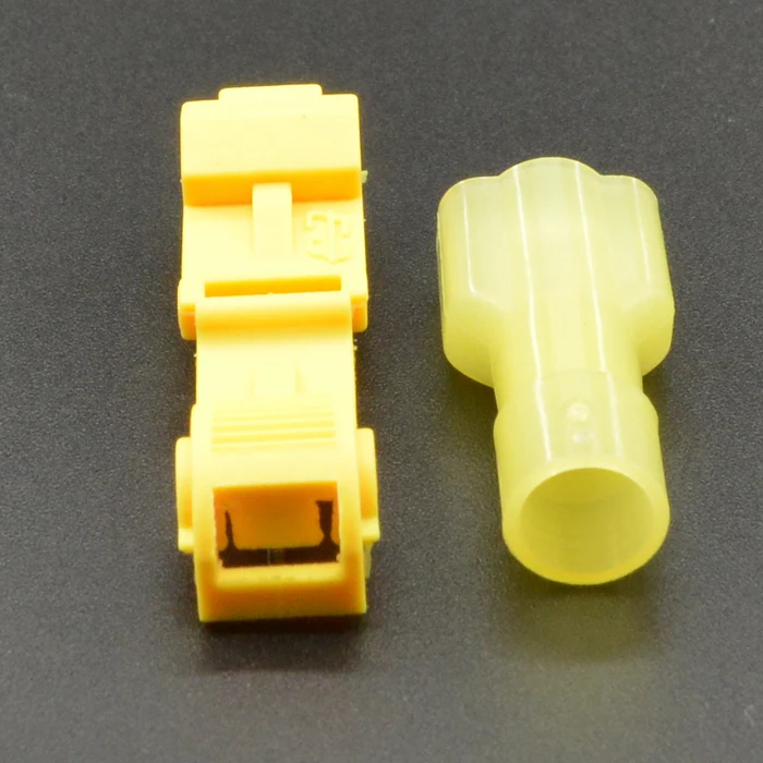 30 Sets T Shape Wire Cable Connectors Terminals Crimp Scotch Lock Quick Splice Electrical Car Audio for Soft | Обустройство дома