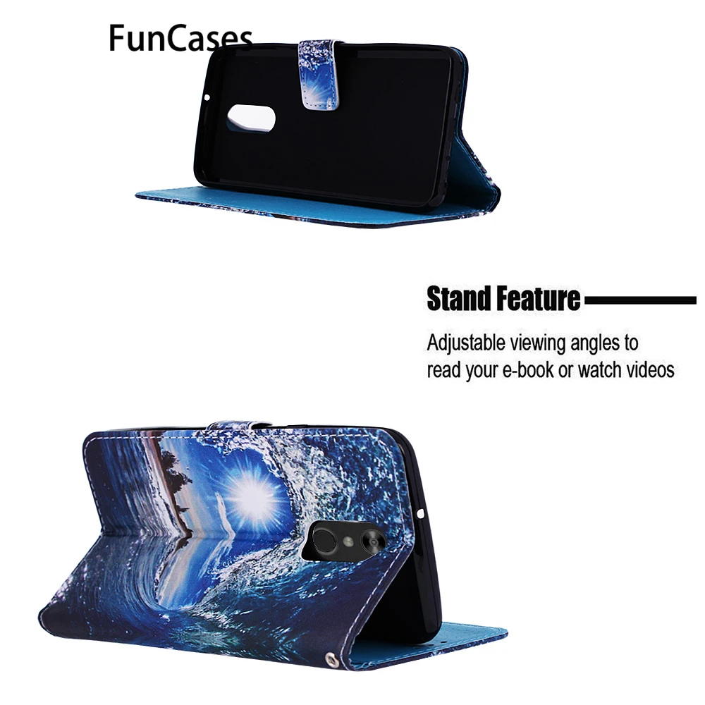 Прозрачные покрытия для Funda LG Stylo 4 Baby СПС capinha K8 2018 US/Aristo 2 Plus LV3 Hoesje PU кожаный