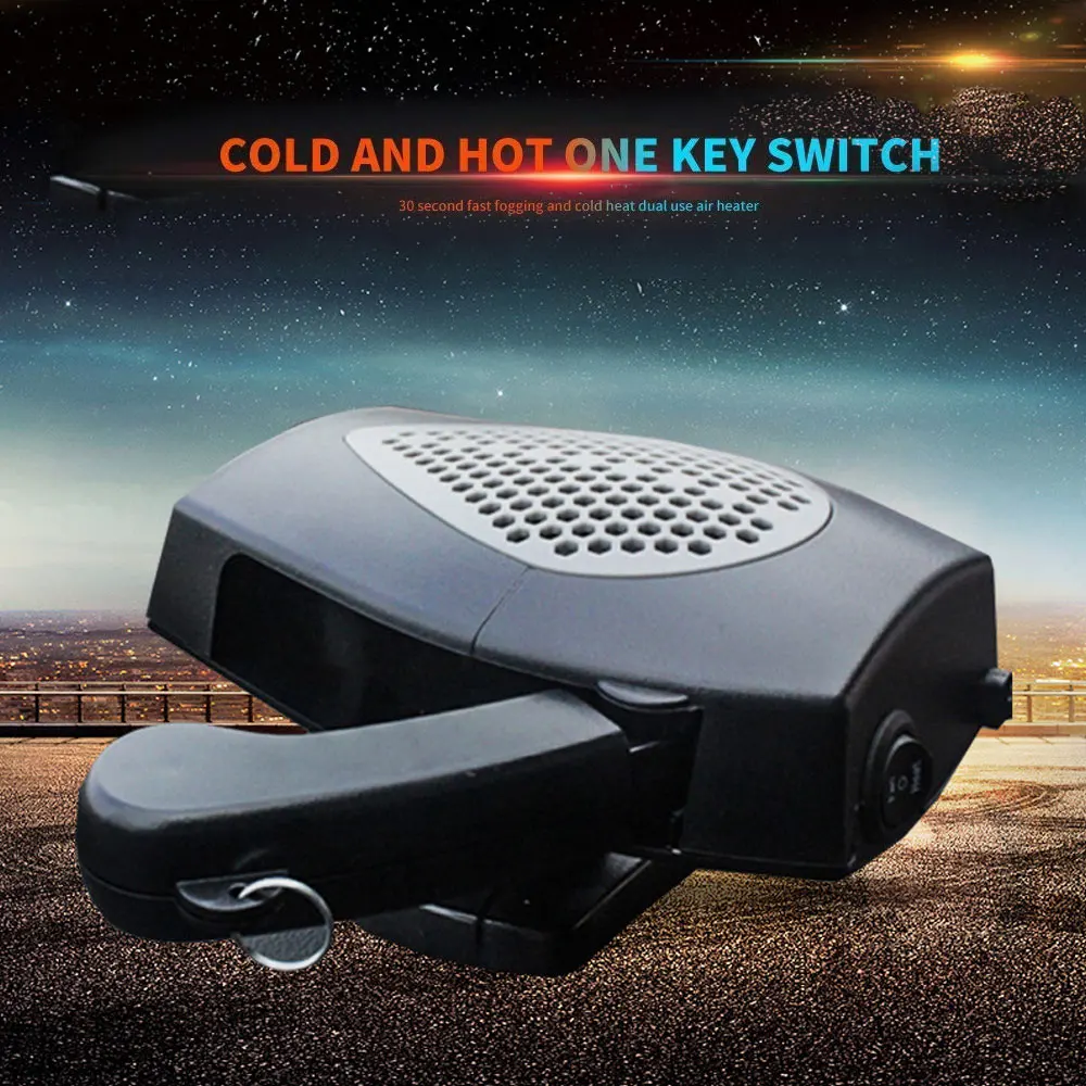 12 V Car Electric Heater Defroster Portable 2 in 1 Car Heater Fan 150W Portable Vehicle Heating Cooling Car Heater Warm Fan