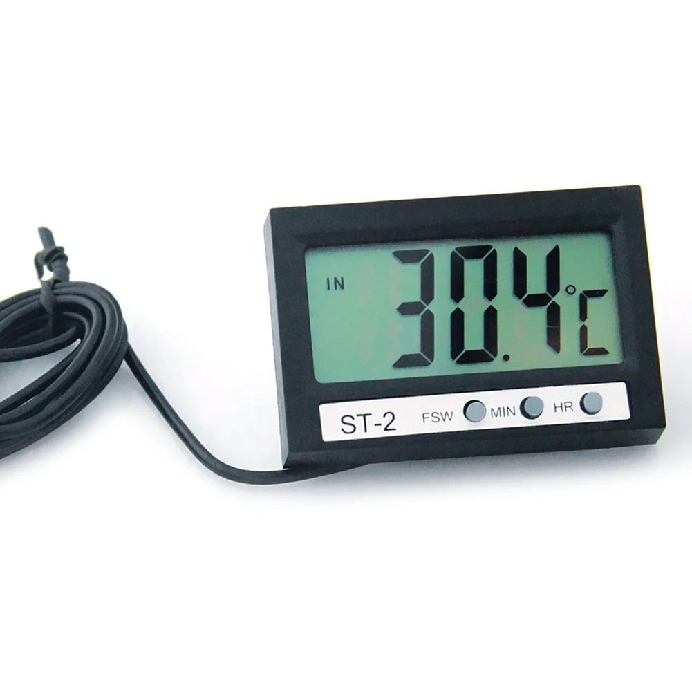 Портативный ST-2 термометр для автомобиля внутри снаружи с двумя температурными