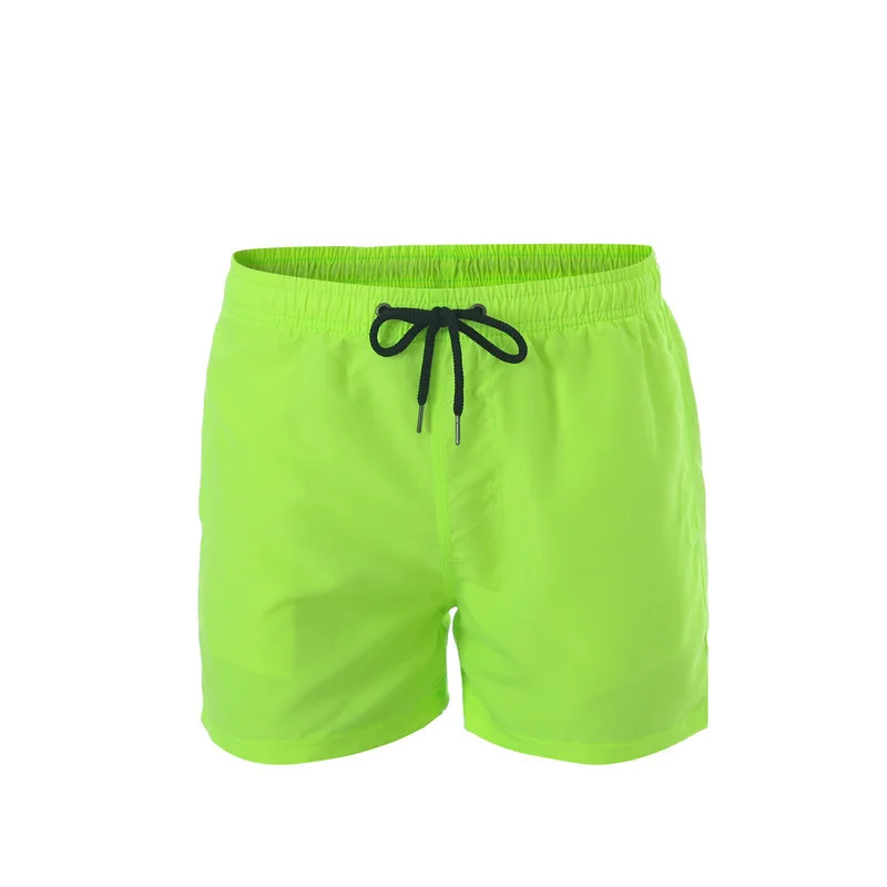 picture color Новые однотонные мужские спортивные короткие штаны для фитнеса мужские спортивные шорты для бега мужские Разноцветные дышащие шорты для бега M-3XL - Цвет: picture color