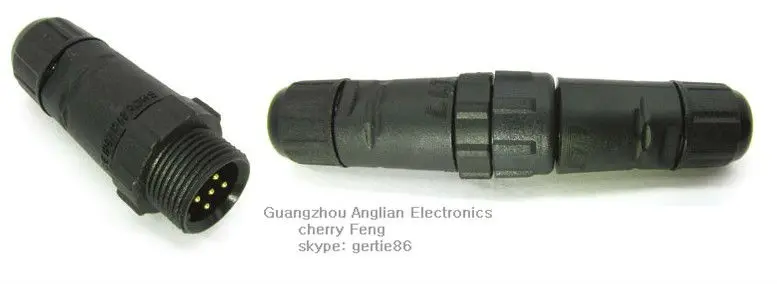 Водонепроницаемый 5 контактный разъем IP68 кабельный материал нейлон PA66 30 парт/лот