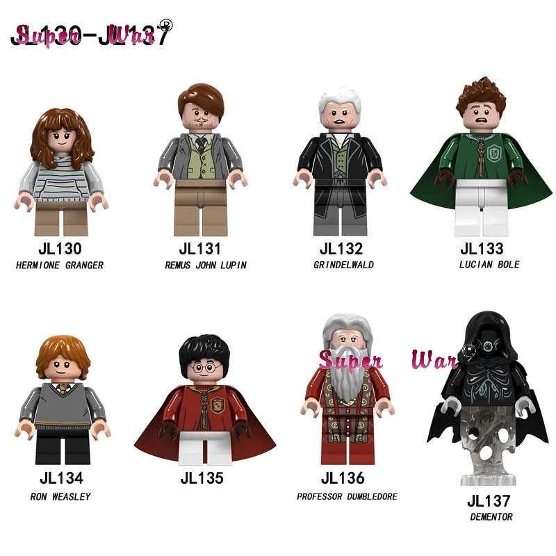JL130-JL137 1 комплект Волшебная серия фильмов 4 Властелин колец Игра престолов строительные блоки игрушки для детей - Цвет: JL130-JL137