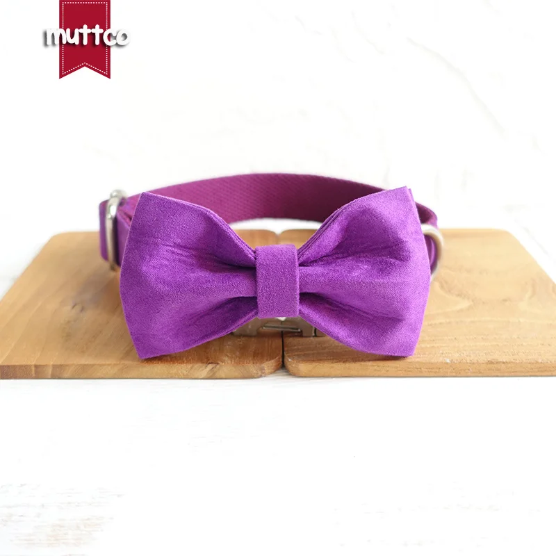 MUTTCO розничная продажа самостоятельного дизайна ошейник для собак ярко