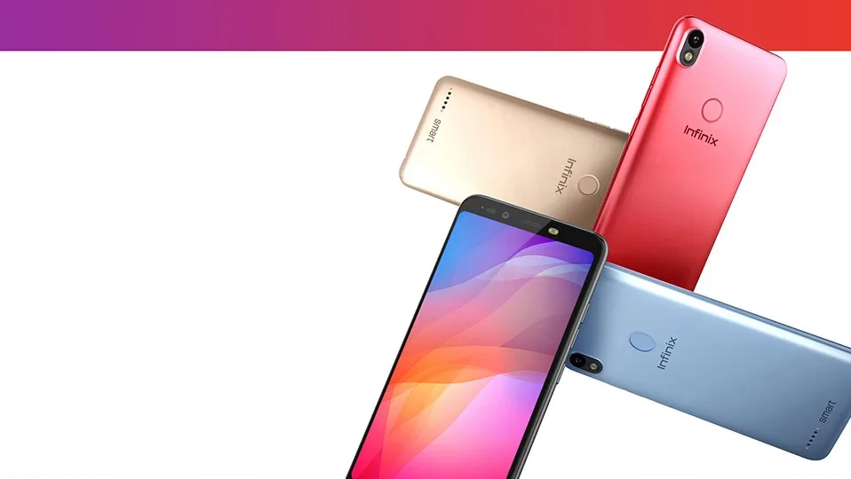 Infinix Smart 2 смартфон 16G 2G 5," двойная вспышка низкий светильник селфи разблокировка лица телефон Android 8,1