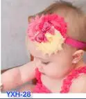 Лидер продаж 28 цветов детские повязки на голову с цветами со стразами для девочек