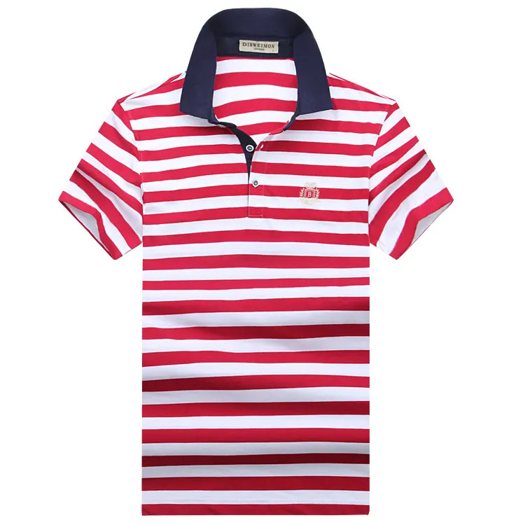 1732 red 10XL, Высококачественная брендовая полосатая рубашка, мужские рубашки-поло, хлопок, повседневная, Camisa Polo Masculina, дышащие, мужские Поло - Цвет: 1732 red