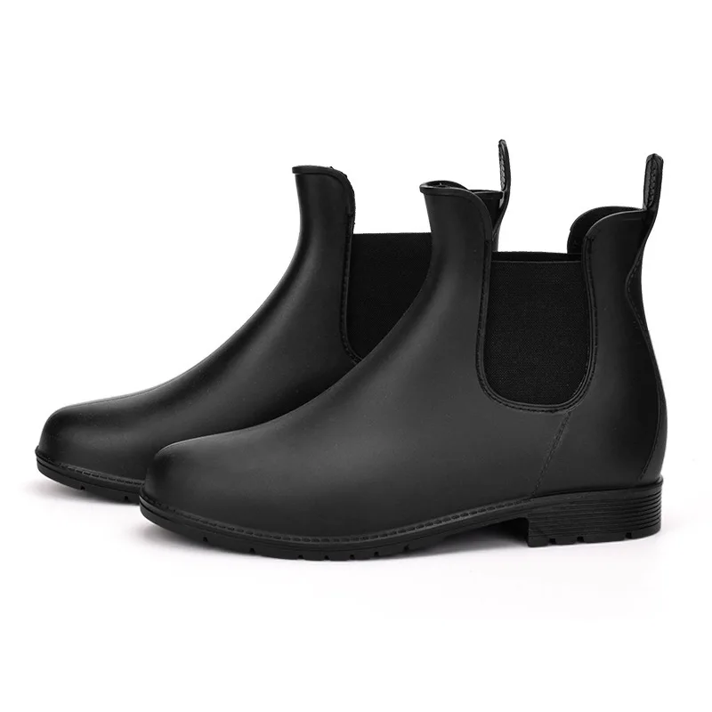 Новинка 2018 женские непромокаемые ботинки челси унисекс женская обувь ботильоны
