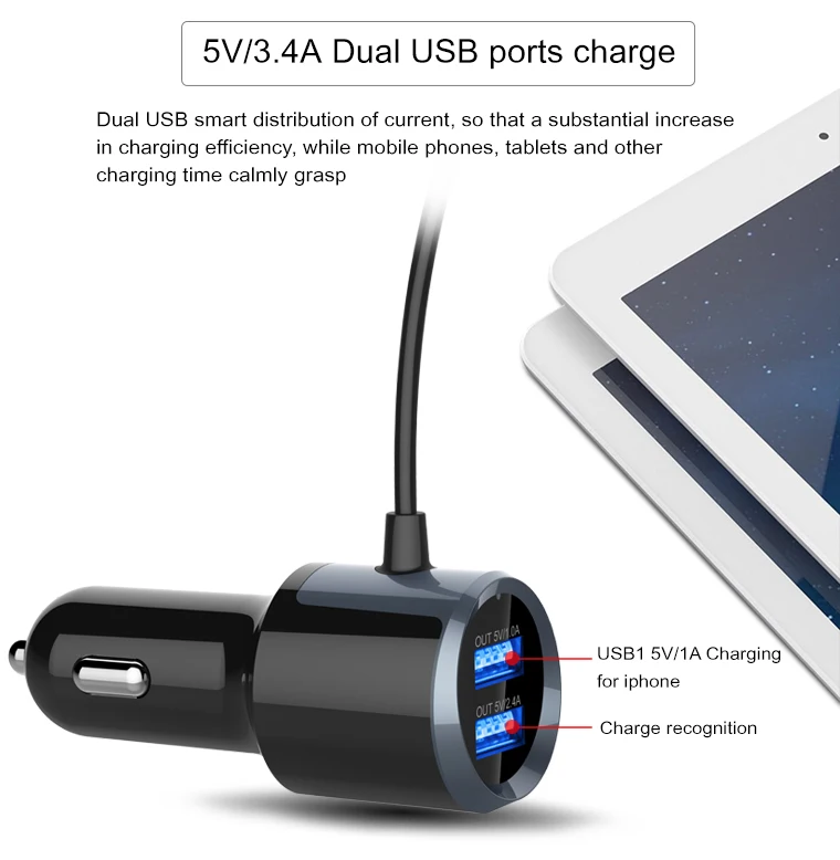 Новые Горячие Bluetooth Handsfree Car Kit Музыка MP3 плеер fm передатчик Dual USB Зарядное