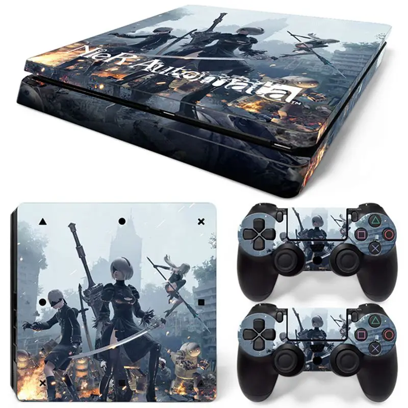 НИР-автоматы кожи Стикеры для Игровые приставки 4 PS4 SLIM контроллеры консоль наклейки Тонкий виниловые наклейки игры Обложка протектор