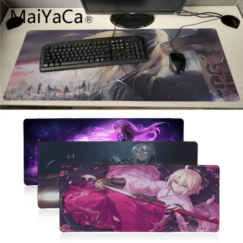 Maiyaca в запасном дизайне Fate Saber сделай сам игровой с узором коврик для мыши