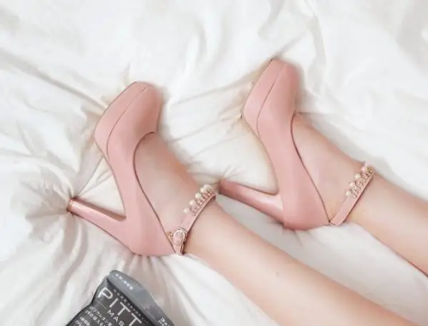 Женские свадебные туфли Zapatos Mujer Laides Размер 22-62 Sapato на платформе элегантные