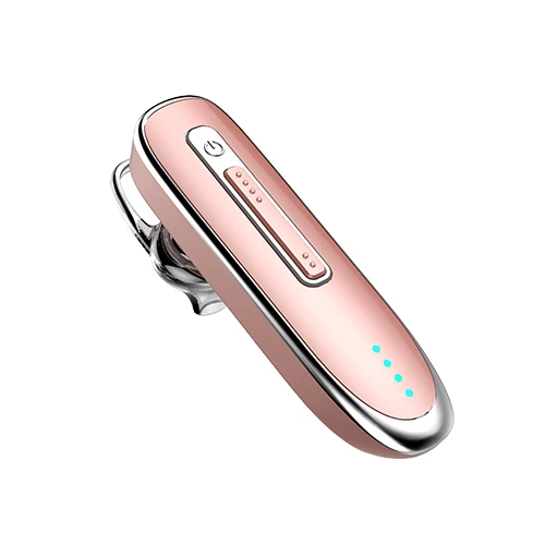 YMY наушники, гарнитура, Bluetooth гарнитура, ушные крючки, беспроводные наушники с микрофоном для автомобиля, беспроводные наушники-вкладыши - Цвет: Rose Gold