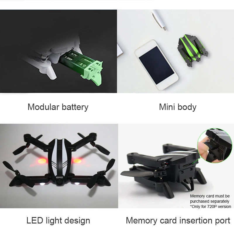 Wide Angle RC Helicopter Gesture Take Photo rc Quadrocopter WIFI FPV Foldable Mini Drone Dron with Camera HD birthday gift