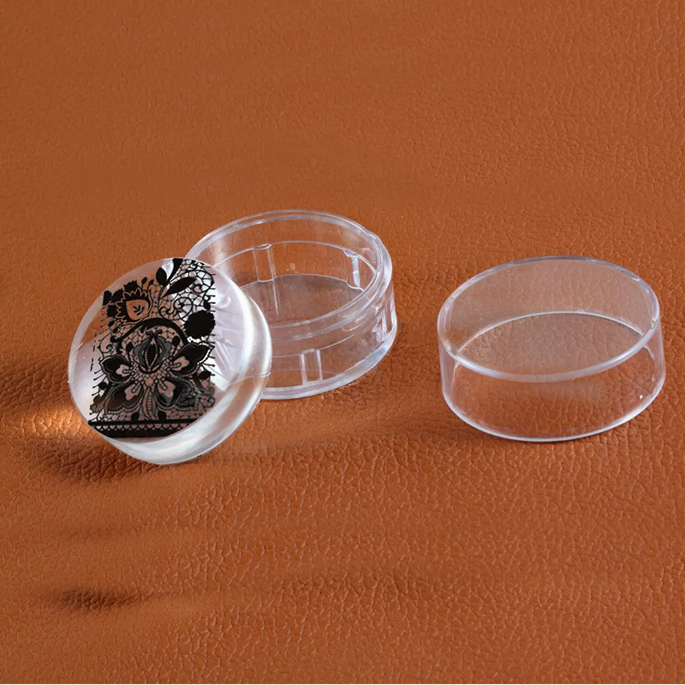 Прозрачный силиконовый скребок для ногтей F825|silicone nail art stamper|silicone artstamping head |