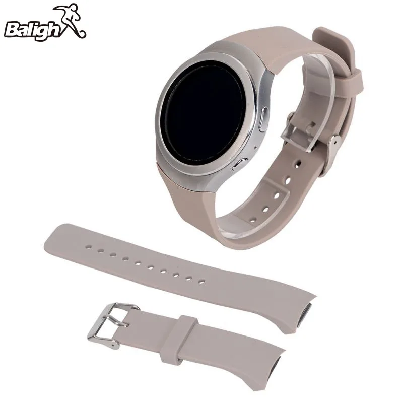 Новейшая мода спортивный силиконовый ремешок для смарт samsung Galaxy gear S2 SM-R720 ремешок для часов стильный силиконовый сменный ремешок