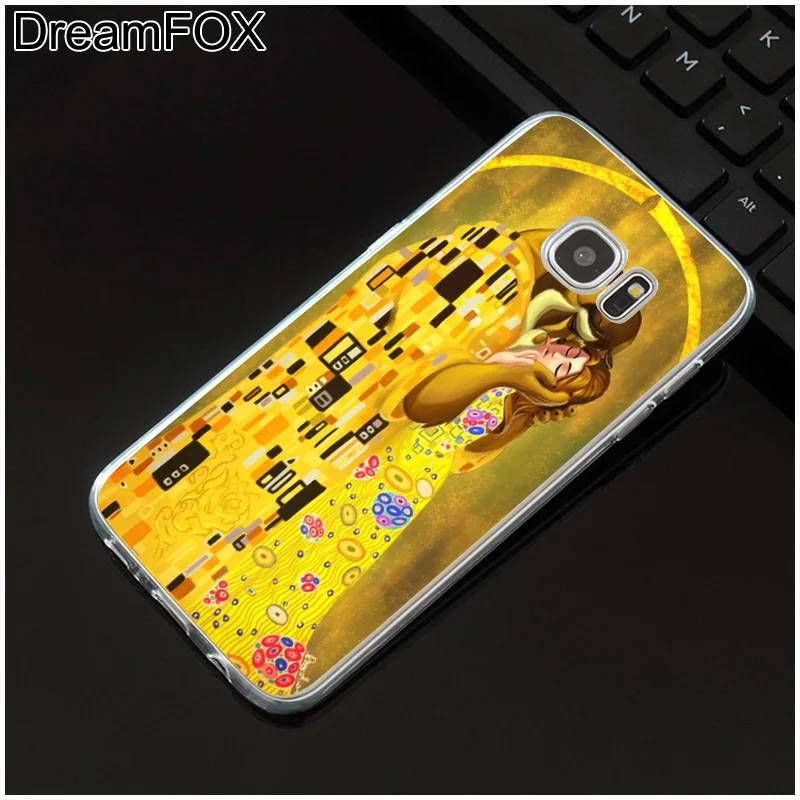 DREAMFOX M152 Kiss By Gustav Klimt Мягкий силиконовый чехол из ТПУ для Samsung Galaxy S5 S6 S7 S8 S9 S10 5G S10E Lite