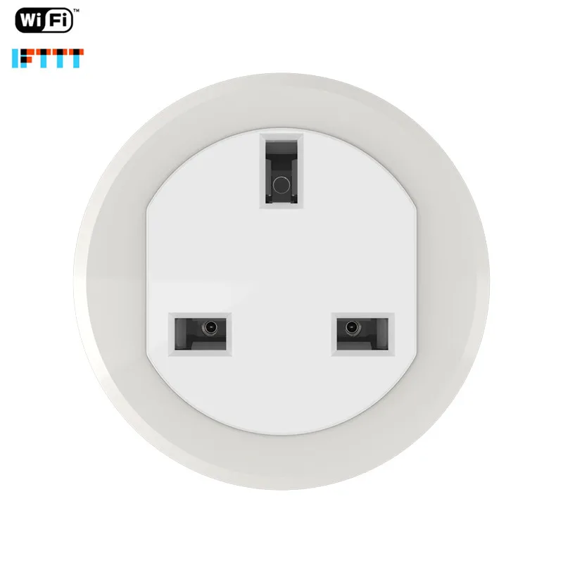 Умная Wi-Fi вилка, работающая с приложением Alexa Google Home и Smart Life