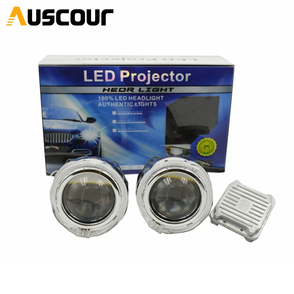 2 шт. 35 Вт 3 0 дюймов BI LED объектив для проектора автомобиля модифицированный