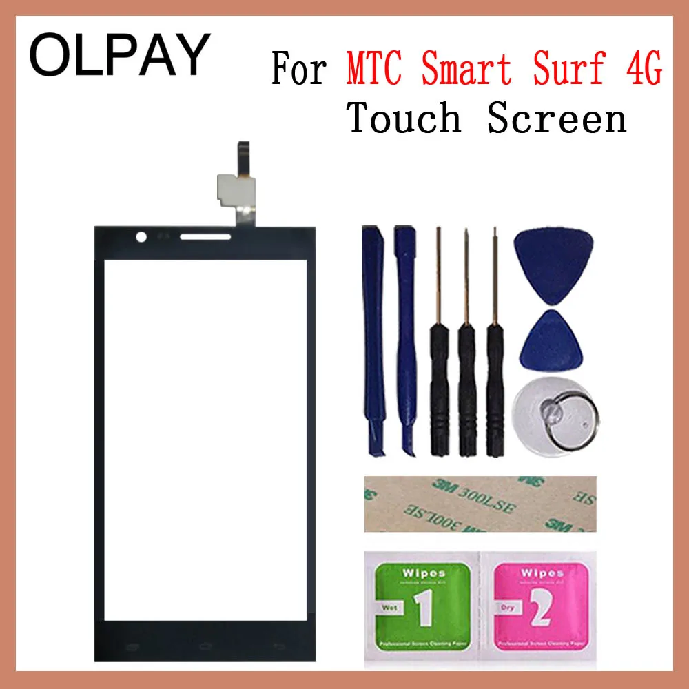 5 0 `` 100% новый для MTC Smart Surf 4G сенсорный экран дигитайзер панель передняя внешняя