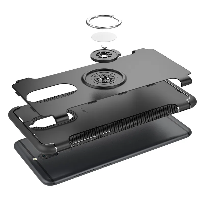 Чехол для Huawei Mate 10 Lite с магнитным кольцом и подставкой защитный чехол P10 P8 P9 2017 Plus