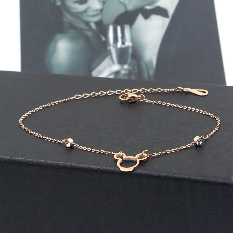 Martick ножные браслеты цвета розового золота женский летний дизайн украшения с