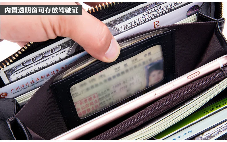 Moxi женские кошельки из натуральной кожи, длинный крашеный Rfid клатч для дам с принтом лотоса, держатель для карт, женский s