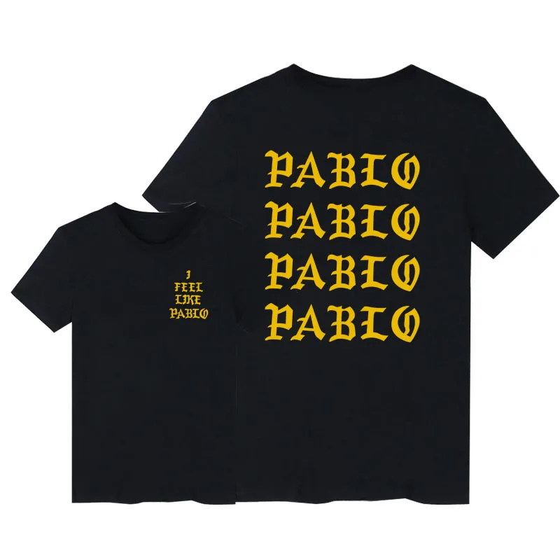 2018 новый сезон 3 футболки мужские s I Feel Like женские Kanye West хип хоп жизнь Топы Pablo Homme|t