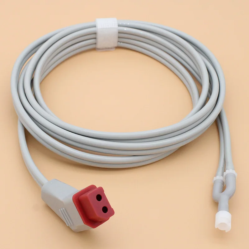 NIBP blood pressure cuff air hose and Y connector for Nihon Kohden BSM/OPV/DDG series,Adult/Child cuff extension dual tube