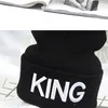 981612 king Высококачественная Зимняя Шапка-бини, мужская шапка, вязаная шапка в стиле хип-хоп, зимние шапки для женщин, модная теплая шапка, s Маска - Цвет: 981612 king