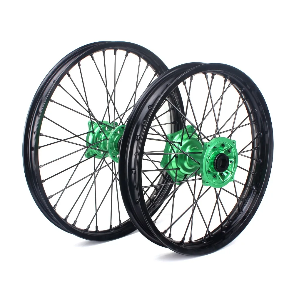 Передние и задние диски BIKINGBOY 36 спиц для KAWASAKI KX250F KX450F 06 17 KX 125 250 07 08 09 13 21*1 6 19*2 15