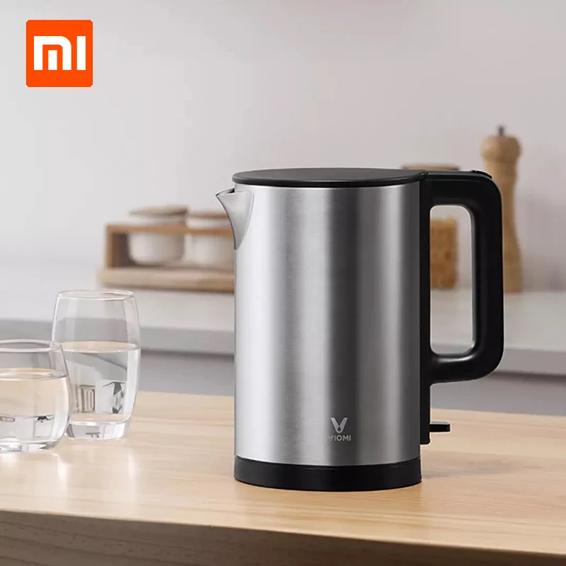 Xiaomi Yunmi 1.5L большой емкости электрический чайник быстрого кипения 304 нержавеющая