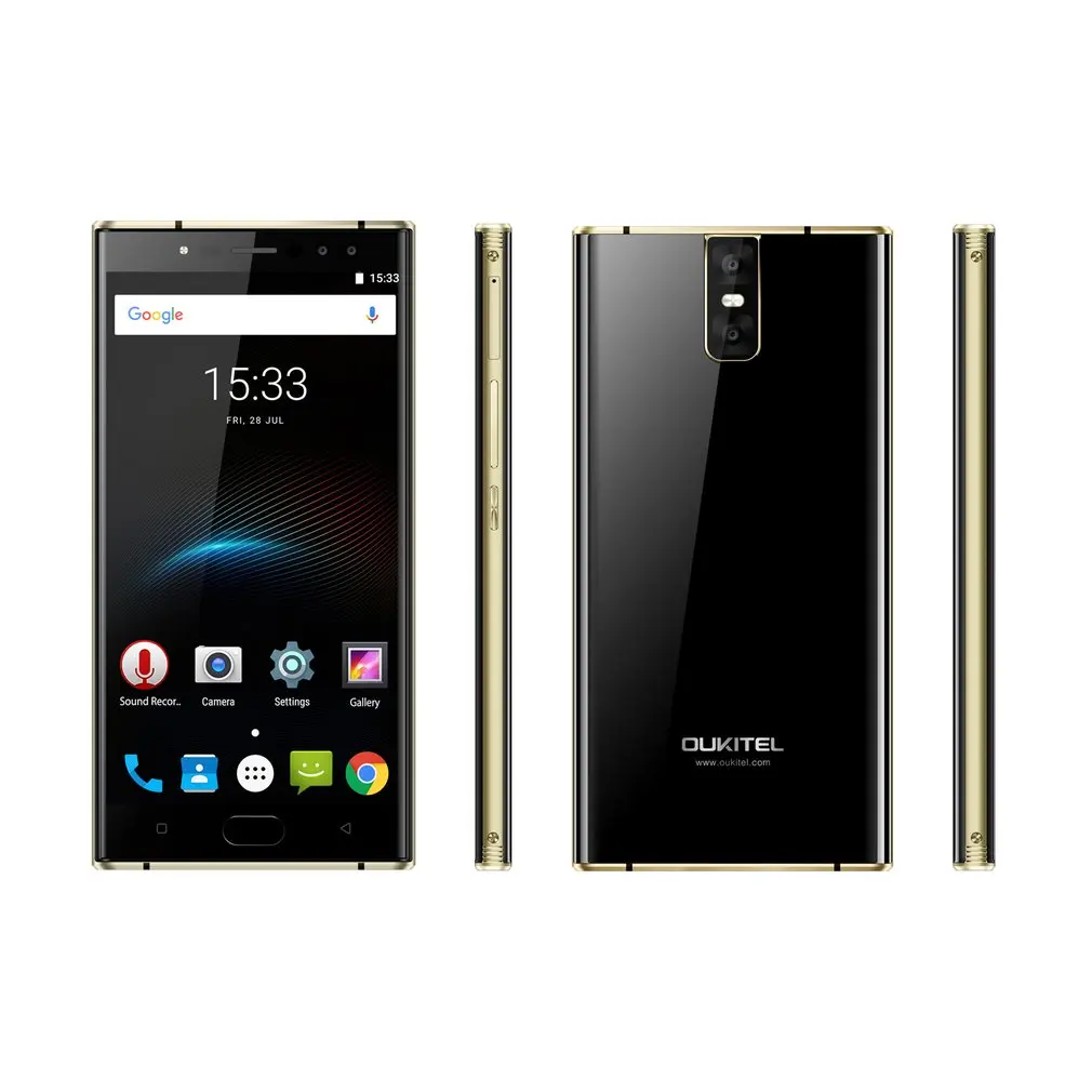 Оригинальный Oukitel K3 mtk6750t восемь ядер 4G RAM 64g ROM 5 дюймов FHD Дисплей 6000 мАч 9V2A Quick Charge