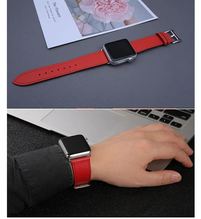 Кожаный ремешок для apple watch band 44 мм 40 мм, 42 мм, 38 мм, версия браслет Swift ремешок для наручных часов iwatch, ремешок 5/4/3/2/1
