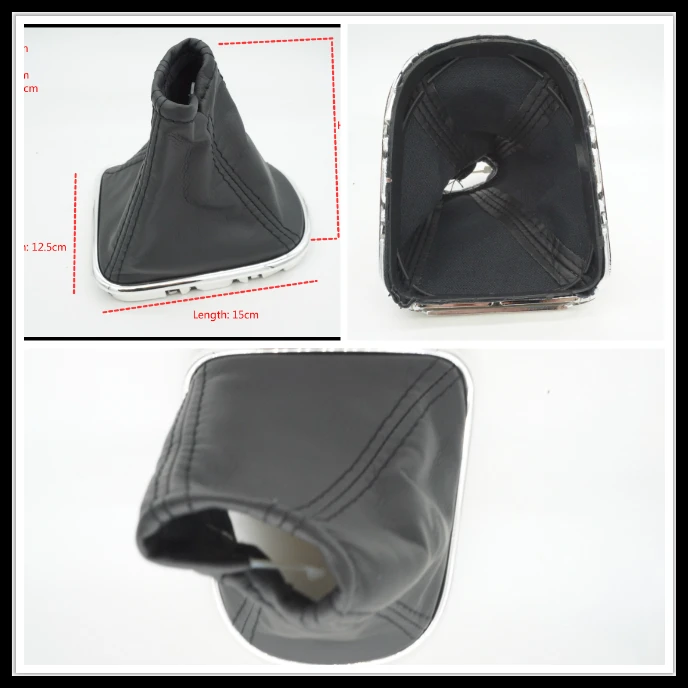 Бесплатная доставка черного цвета из искусственной кожи Шестерни Stick рукоятка