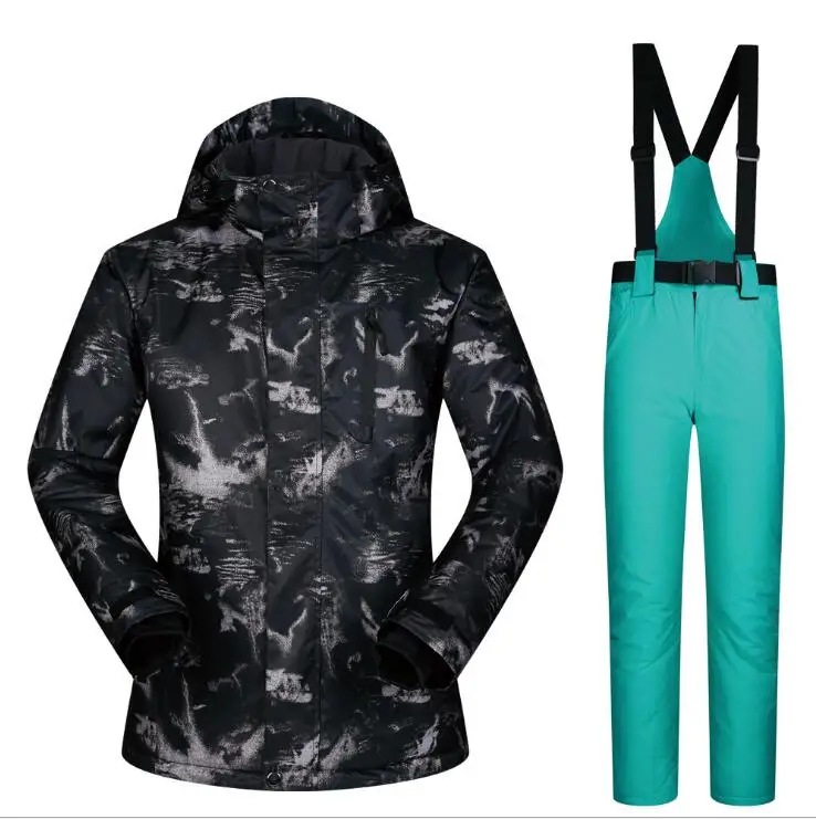 jacket and pant Лыжная куртка+ брюки, мужской лыжный костюм, комплекты, водонепроницаемый, ветрозащитный, дышащий, зимний бренд, для катания на лыжах, для снега, для катания на сноуборде, мужская одежда - Цвет: jacket and pant
