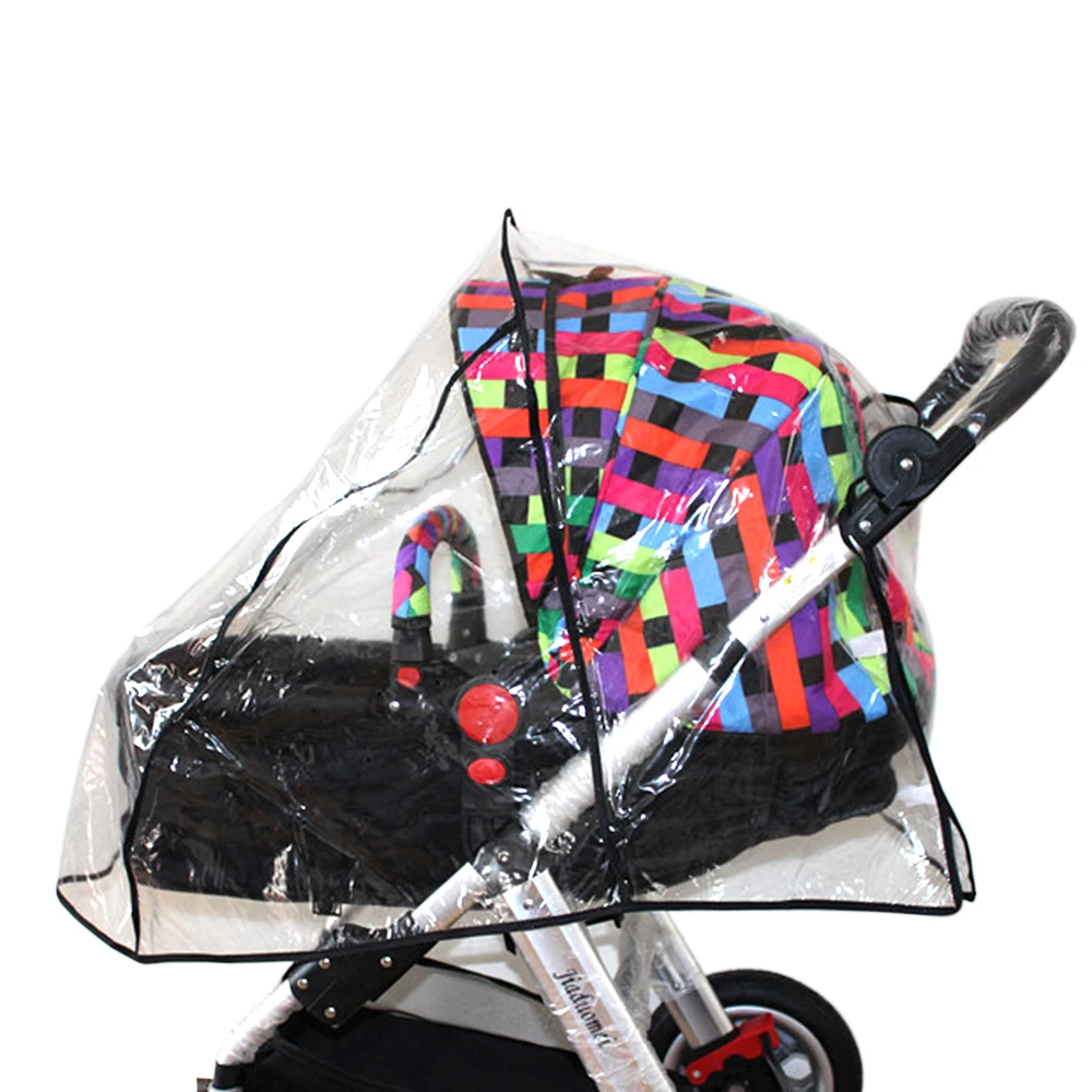 Behogar 1 шт. ПВХ коляска дождевик детская прозрачная непромокаемая защитная крышка