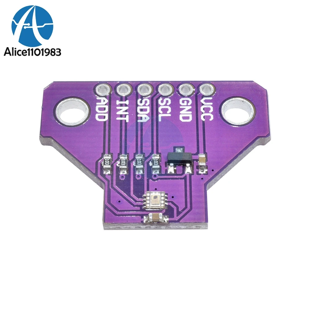 Модуль цифрового цветного датчика BH1745NUC I2C IIC ИК-фильтр подсветка RGB панель для