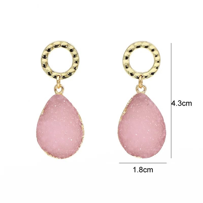 Серьги для женщин и девушек модные резиновые треугольные серьги в форме капли