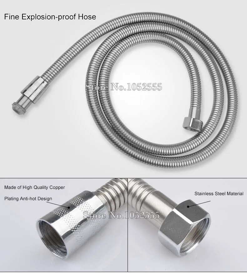 Лучший дизайн аксессуары для ванной комнаты сменный Гибкий ручной шланг душа из