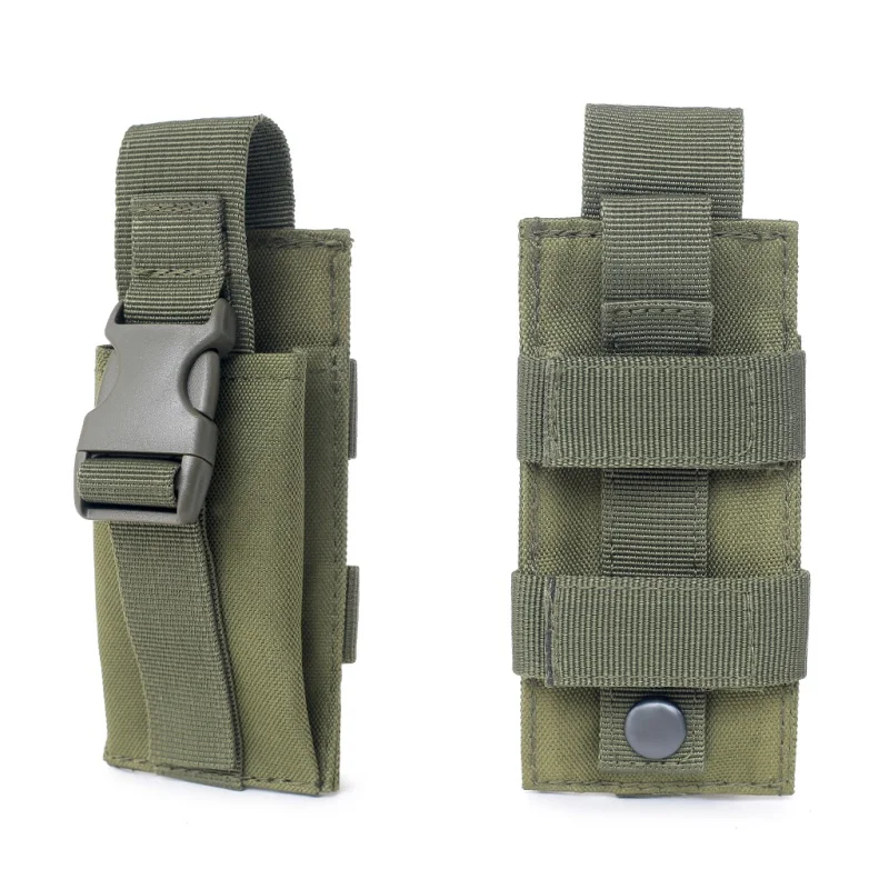 

600D Nylon Molle Pouch Tactical Single Pistol Magazine Pouch Knife Flashlight Sheath Airsoft Hunting Ammo Camo Bags