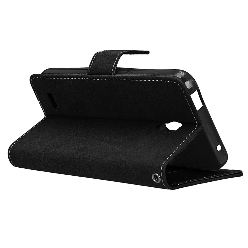 Роскошные Матовые чехлы бумажники из искусственной кожи для Alcatel GO PLAY/IDOL 4/PIXI 4 5 0