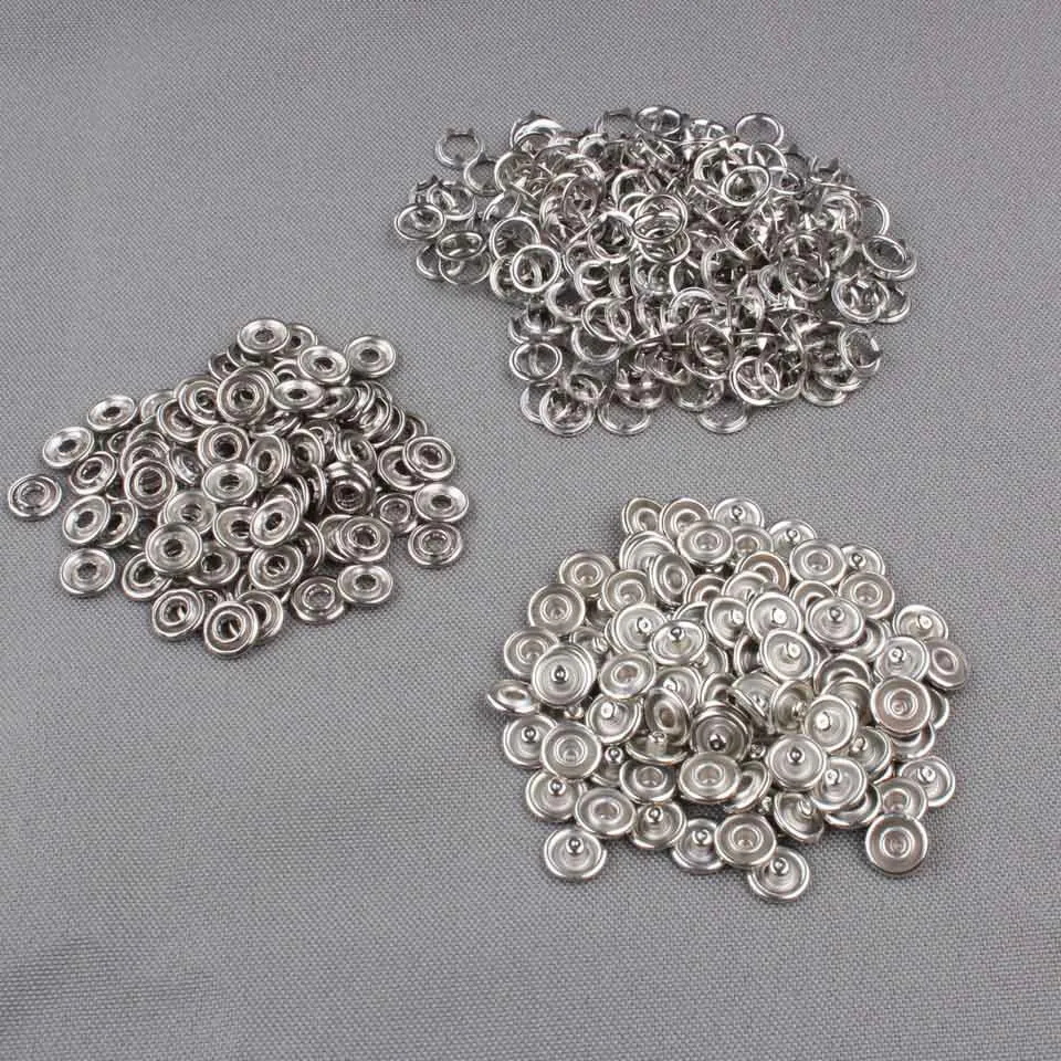 

wholesale 100sets/lot 9.5mm metal snap buttons diy accessory